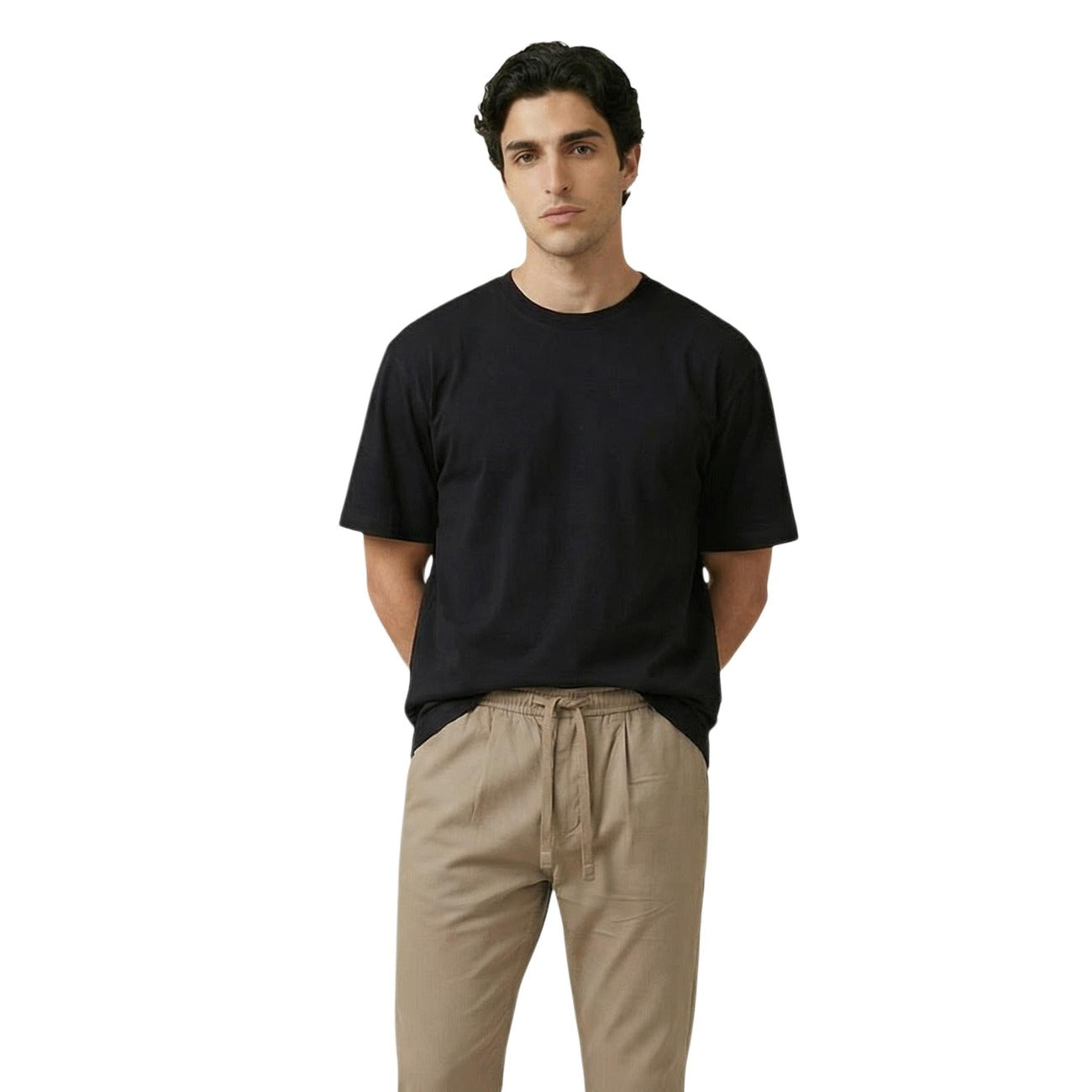 2457528 Gianni Lupo T-Shirt Nero Uomo